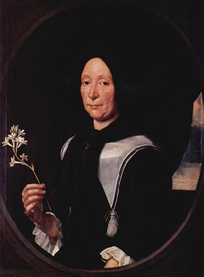 Johannes Dunz Portrat der Elisabeth Ott Germany oil painting art